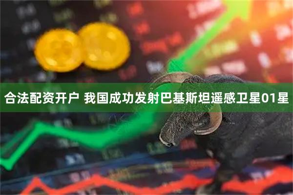 合法配资开户 我国成功发射巴基斯坦遥感卫星01星